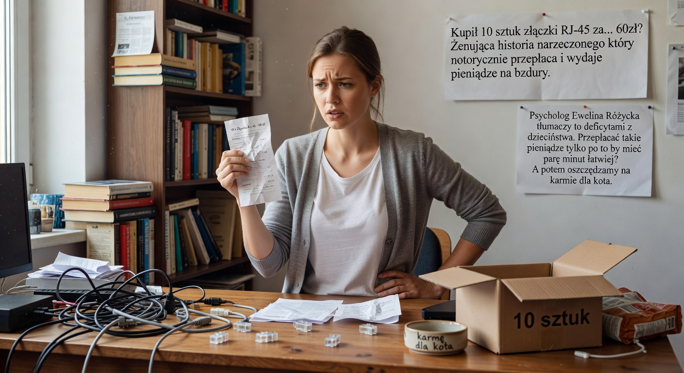 Kupił 10 złączek RJ-45 za 60 zł? Żenująca historia narzeczonego, który notorycznie przepłaca na bzdury